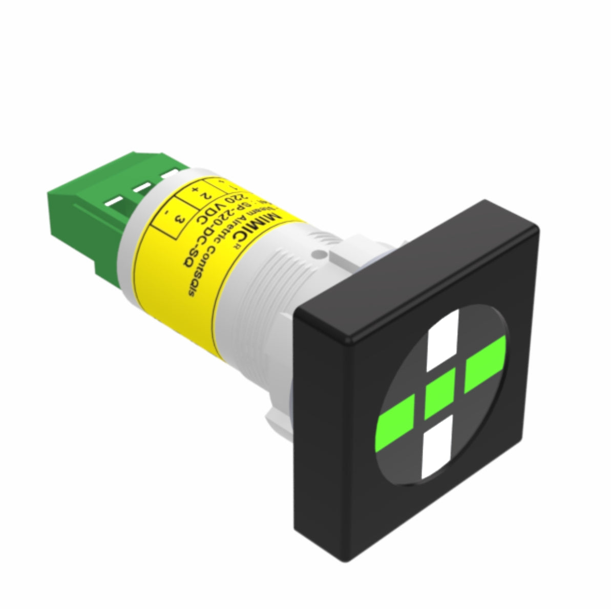 LED Semaphore Indicators-22.5 Cutout- Square