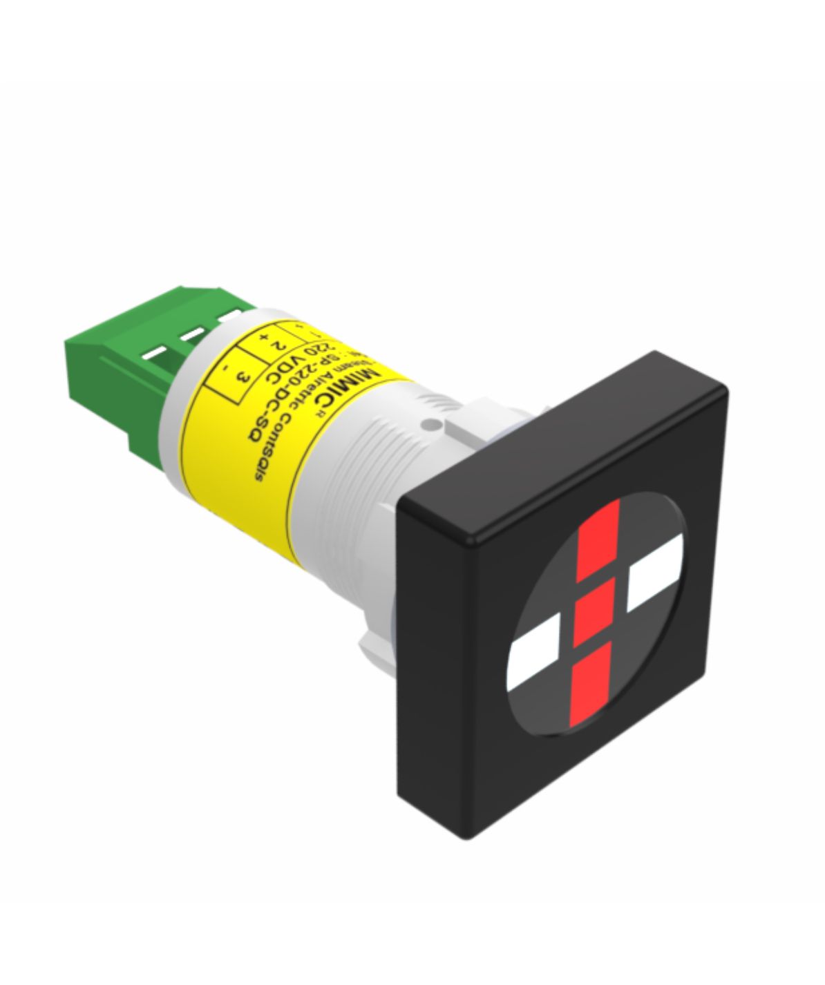 LED Semaphore Indicators-22.5 Cutout- Square