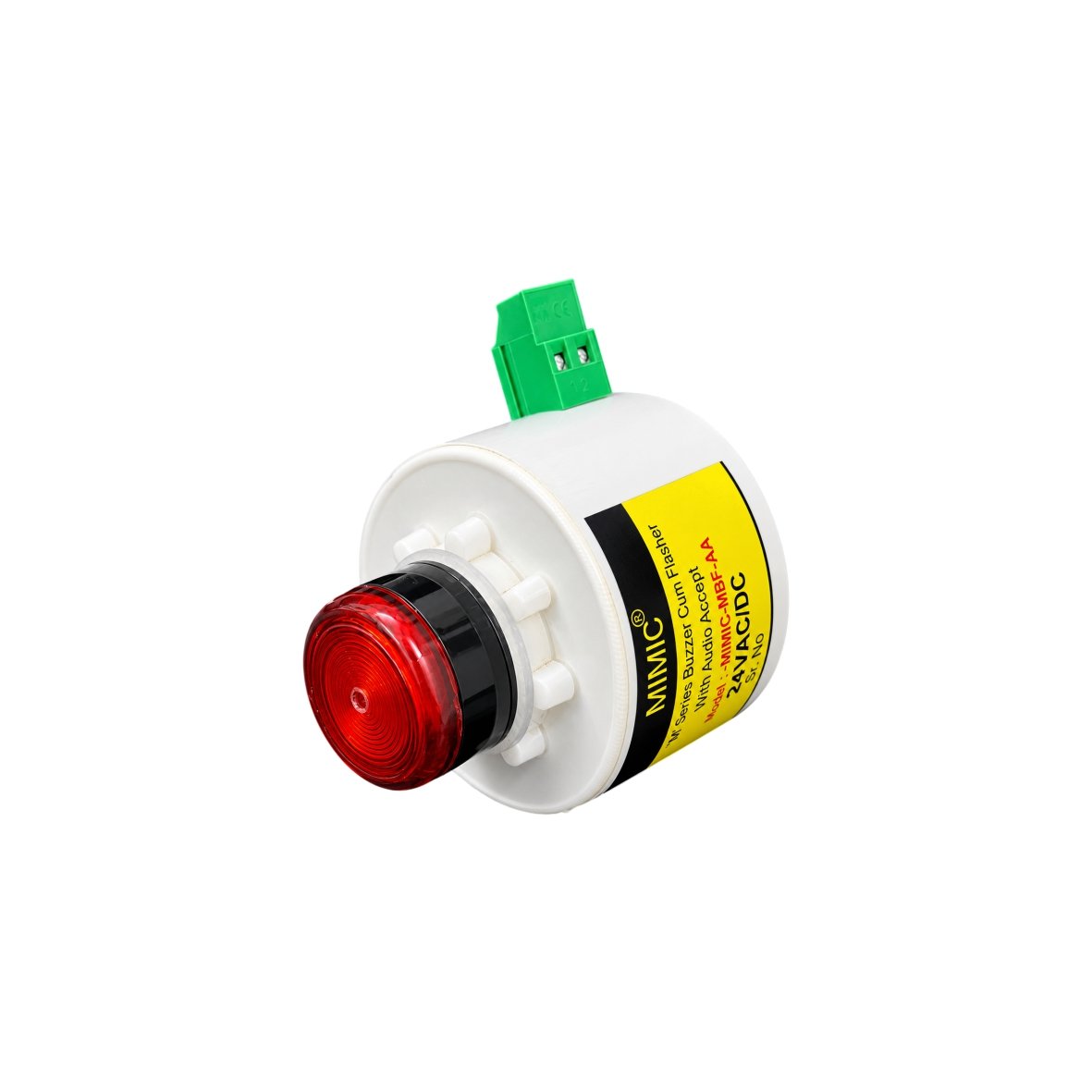 Buzzer Cum Flasher with Inbuilt Push Button